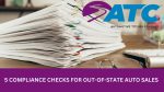 5 Compliance Checks for Out-of-State Auto Sales
